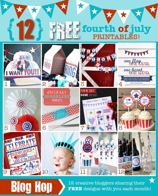 12 4th of July Printables