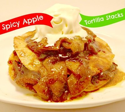 Spicy Apple Tortilla Stack