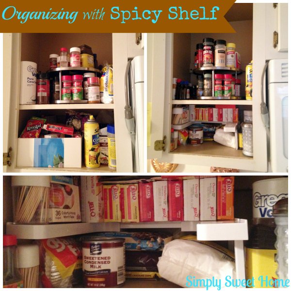 Getting Organized with Spicy Shelf