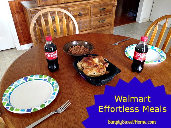 Walmart Effortless Meals on Table