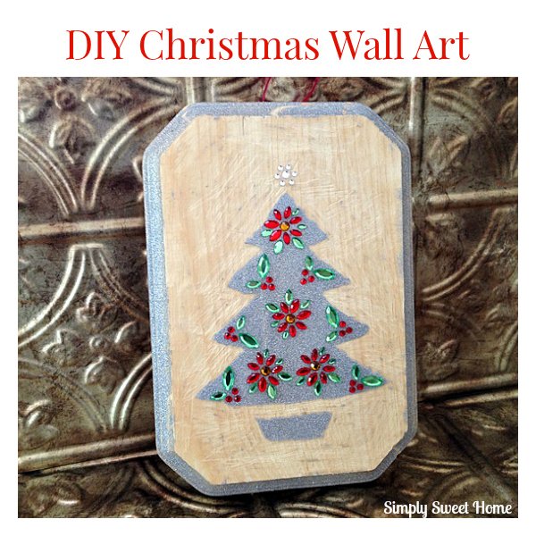 DIY Christmas Wall Art and the Dremel® Micro™ 8050 Simply Sweet Home