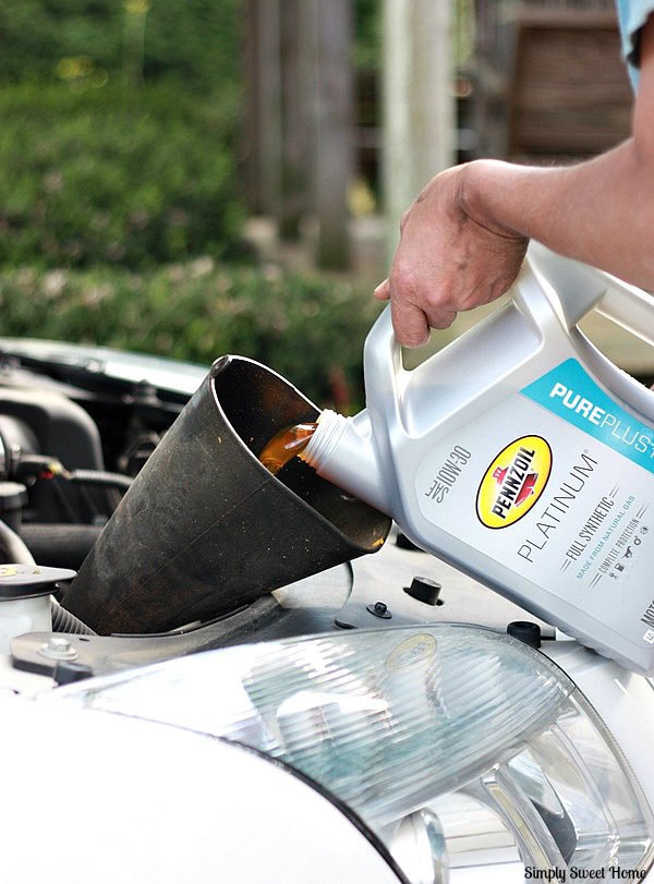 DIY Oil Change with Pennzoil Simply Sweet Home