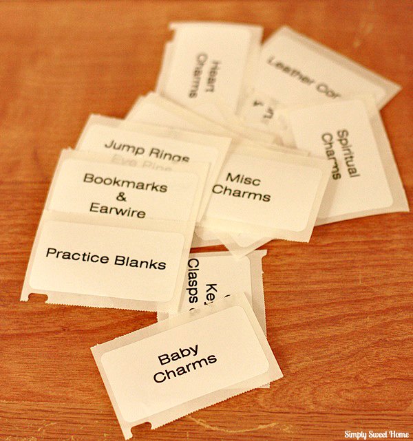Jewelry Supply Labels