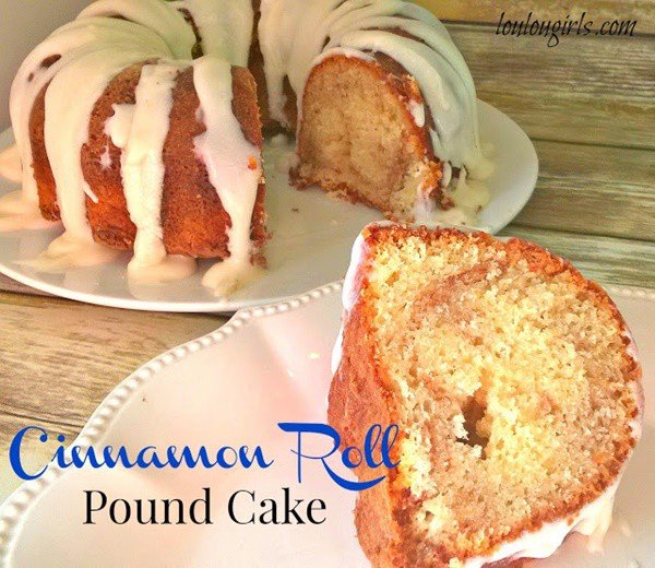 cinnamon roll pound cake